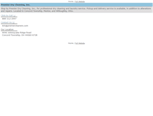 Tablet Screenshot of premiercleaners.com